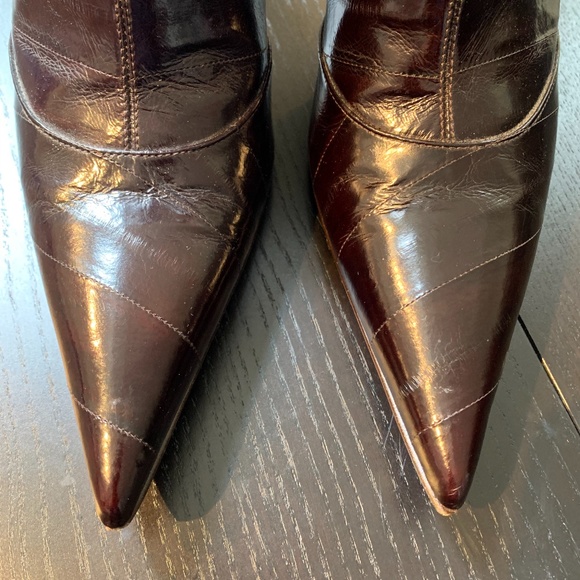 DOLCE GABBANA Vitello High Heel Booties - Picture 4 of 7